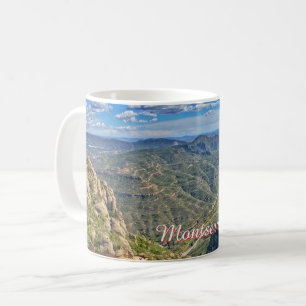 Caneca De Café montanhas de Montserrat na Espanha