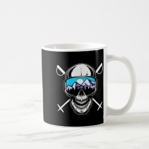 Caneca De Café Montanhas de resort de esqui esportes de inverno e