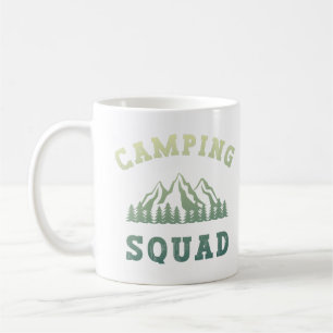 Caneca De Café Montanhas de Viagem de Campanha de Campanha no Ext