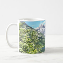 Caneca De Café Montanhas e parque nacional grande de Teton do
