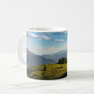 Caneca De Café Montanhas Lago Spitzingsee, Alpes Suíços