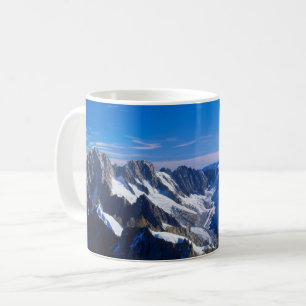 Caneca De Café Montanhas Mont Blanc, Alpes europeus