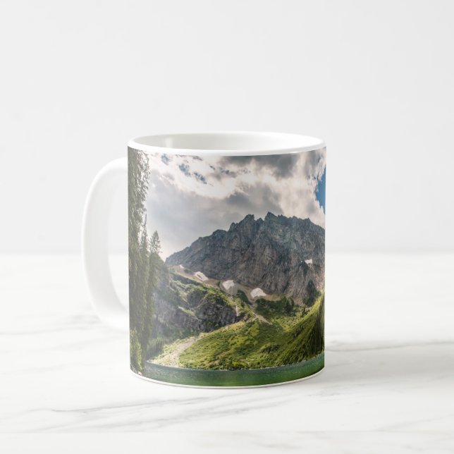 Caneca De Café Montanhas | Montanhas do Gabinete, Montana (Frente Esquerda)