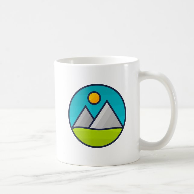 Caneca De Café Montanhas Mug (Direita)