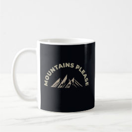 Caneca De Café Montanhas, por favor