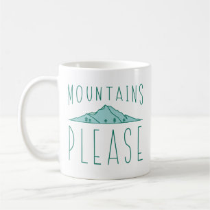Caneca De Café Montanhas, por favor