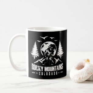 Caneca De Café Montanhas Rocky Colorado Bigfoot Vintage Hiking