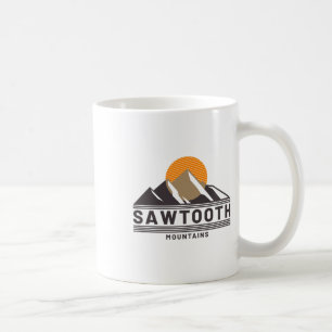 Caneca De Café Montanhas Sawtooth Idaho Floresta Caminhada Ar Liv