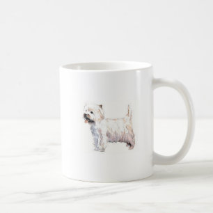 Caneca De Café Montanhas Terrier branco ocidentais Westie