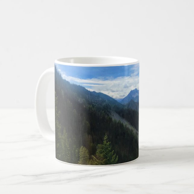 Caneca De Café Montanhas Wallowa, OR (Frente Esquerda)