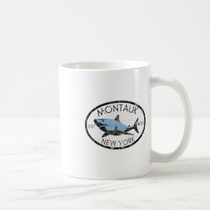 Caneca De Café Montauk Nova York Pesca Tubarão Peixe Praia Embarc