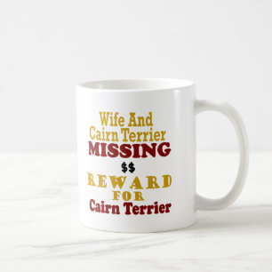 Caneca De Café Monte de pedras Terrier & recompensa faltante da