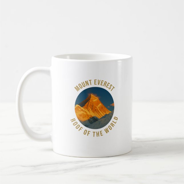 Caneca De Café Monte Everest Sagarmatha Presente para Nepaleses (Esquerda)