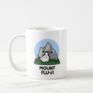Caneca De Café Monte Flu-ji Funny Mountain Pun