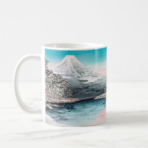 Caneca De Café Monte Fuji de Tagonoura, Snow Hiroaki Takahashi