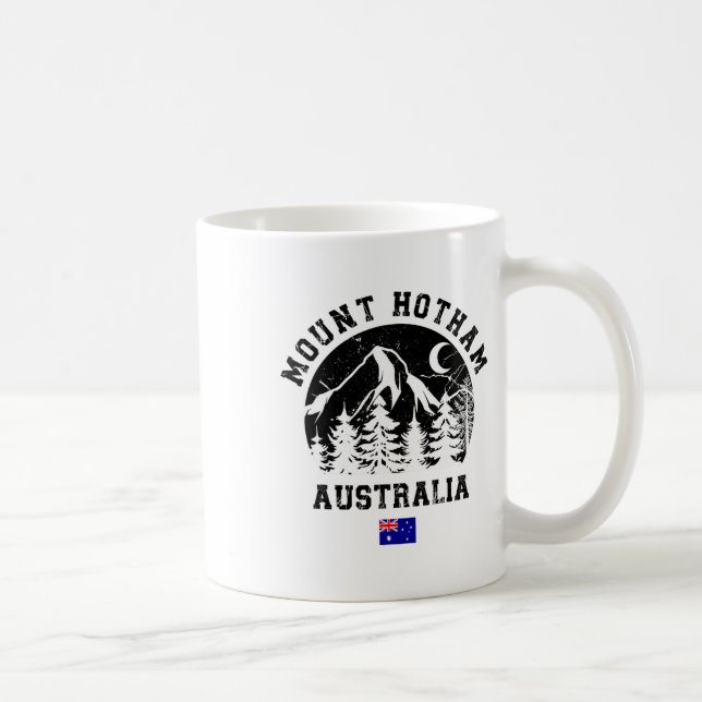 Caneca De Café Monte Hotham Victorian Alpes Austrália Ski Resort  (Direita)