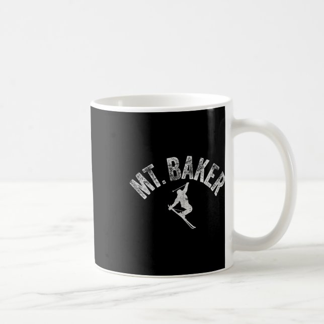 Caneca De Café Monte Ker Esqui Monte Ker Washington Esquiando Fri (Direita)