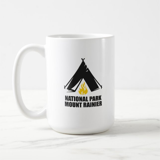 Caneca De Café Monte Rainier - Washington (Esquerda)