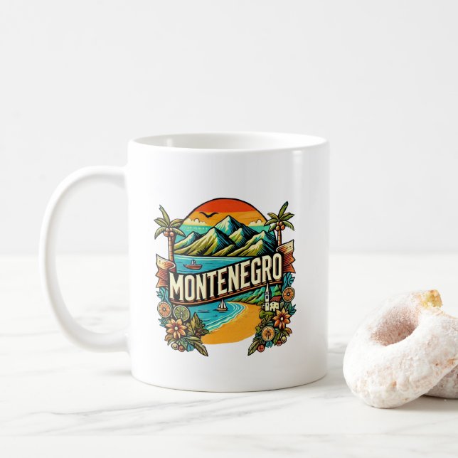 Caneca De Café Montenegro (Com Donut)