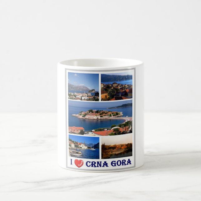 Caneca De Café Montenegro - Eu Amo - (Centro)