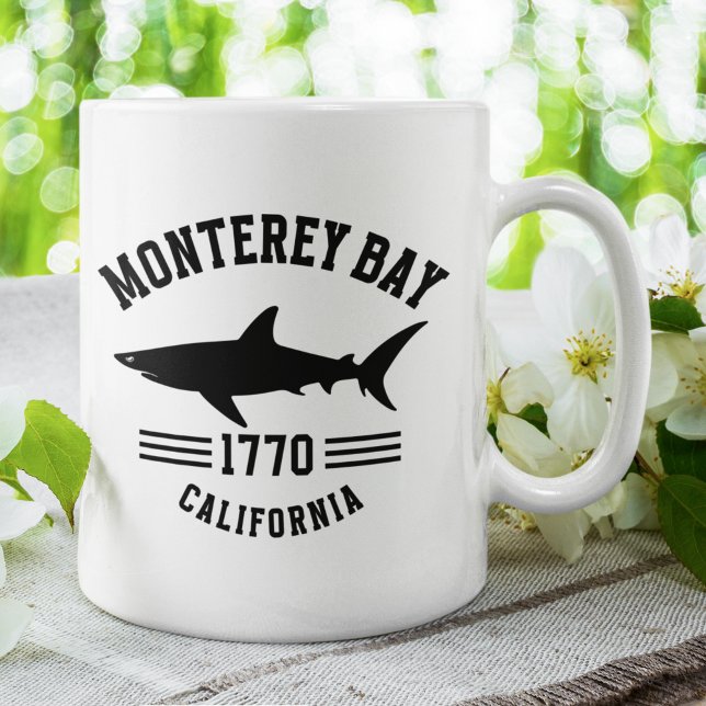 Caneca De Café Monterey Bay California Surfer Paradise (Criador carregado)