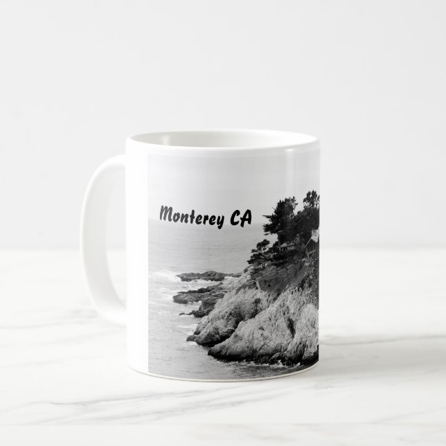 Caneca De Café Monterey California (Frente Esquerda)