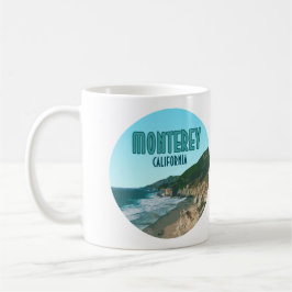Caneca De Café Monterey California Pacific Coast Highway Vintage