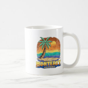 Caneca De Café Monterey California Vintage angustiou Souvenir