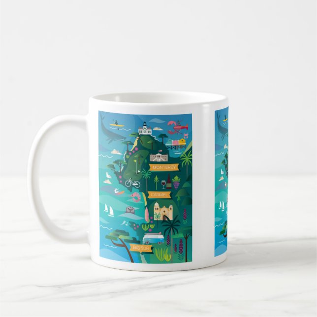 Caneca De Café Monterey + Carmel Mug (Esquerda)