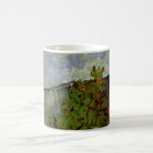 Caneca De Café Montmartre Path e Sunflower por Vincent van Gogh