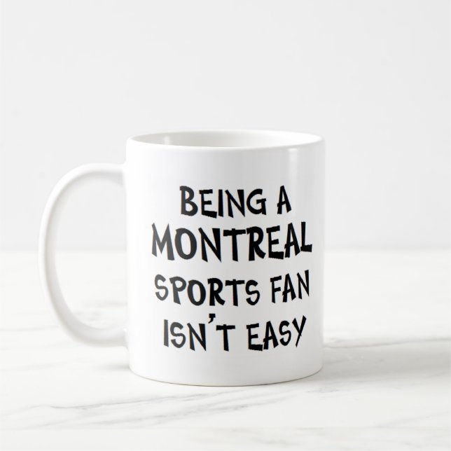 Caneca De Café montreal sports fan, being (Esquerda)