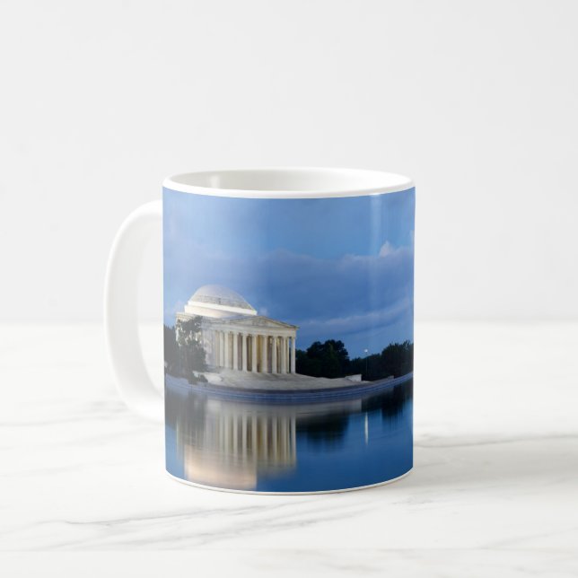 Caneca De Café Monumentos | Memorial Jefferson (Frente Esquerda)