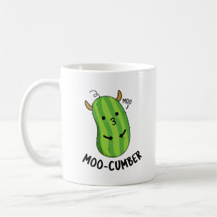 Caneca De Café Moo-cumber Funny Veggie Cucumber Pun