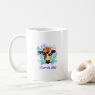 Caneca De Café Moo-vie Star Cow Funny Humorous