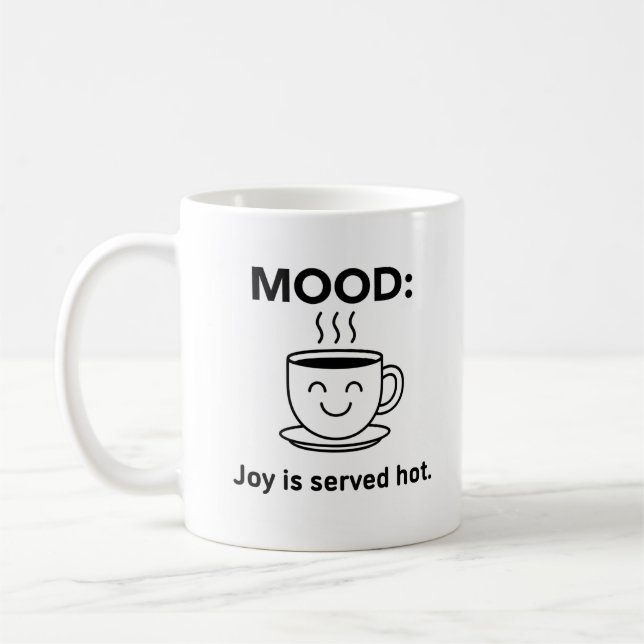 Caneca De Café Mood Mugged 2—Smiley face (Esquerda)