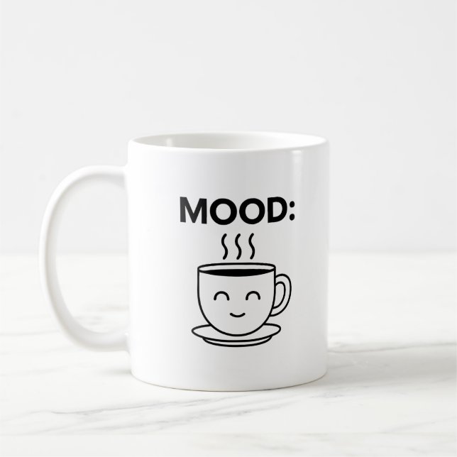 Caneca De Café Mood Mugged — Smiley face Suave (Esquerda)