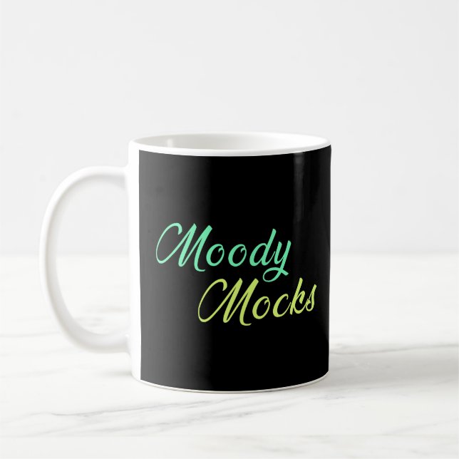 Caneca De Café Moody Mocks - Sarcasmo e atitude em estilo (Esquerda)
