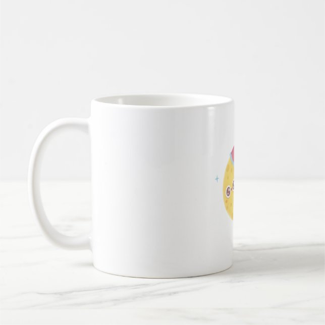 Caneca De Café Moon Crescente Cachorro Diz Boa Noite (Esquerda)