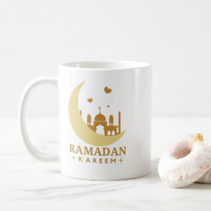 Caneca De Café Moon Crescente Mesquita Ramadan Kareem - 2023-
