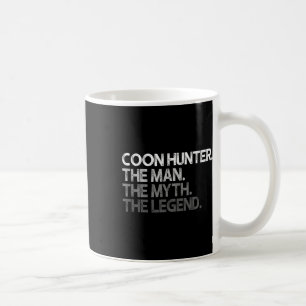 Caneca De Café Moon Hunter Racoon Caça O Homem Mito Legenda Gif