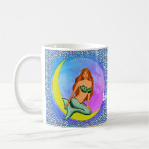 Caneca De Café Moon Mermaid