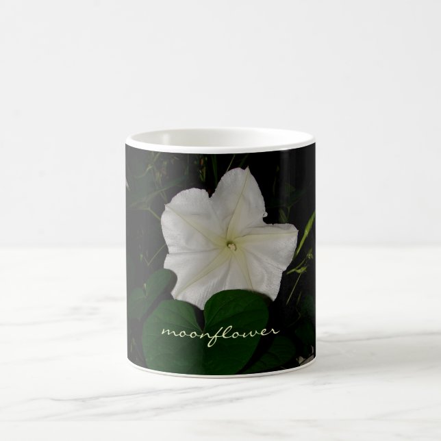 Caneca De Café Moonflower deFlorescência de seda (Centro)