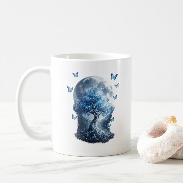 Caneca De Café Moonlight Tree Mug (Com Donut)