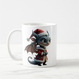 Caneca De Café Moonlit Cookie Bandit – The Grey Christmas Dragon.