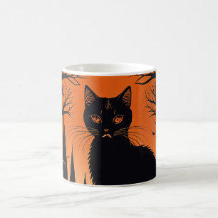Caneca De Café Moonlit Meow