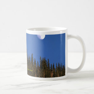 Caneca De Café Moonrise, cidade de Dawson, território yukon