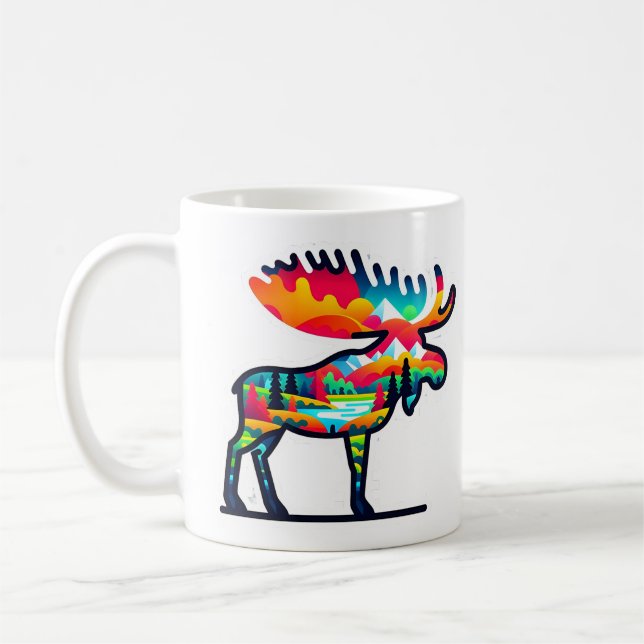Caneca De Café Moose (Esquerda)