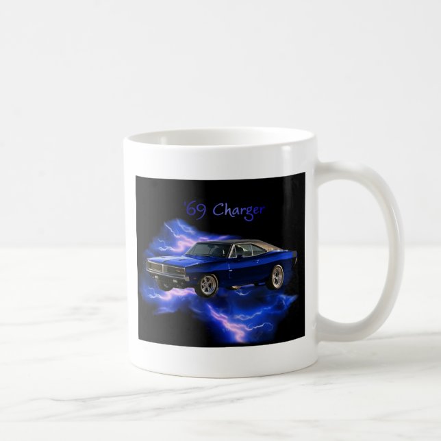 Caneca De Café Mopar:  'Carregador de 69 Dodge (Direita)