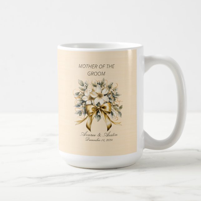 Caneca De Café Morango Branco de Natal Mãe da Noite (Direita)