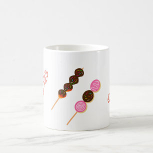 Caneca De Café Morango de chocolate e Rosquinhas Brunch